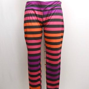 Danskin Striped Leggings, Fitted